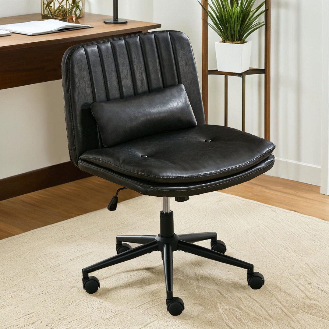 Inbox Zero Task Chair Black 95.5cm H X 65.02cm W X 65.02cm D