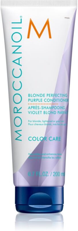 Moroccanoil Color Care Blonde Perfecting Purple Conditioner après-shampoing violet pour cheveux blonds et méchés 200 ml