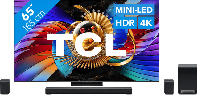 TCL SQD Mini-led 65 inch 80L (2026) met TCL S65K