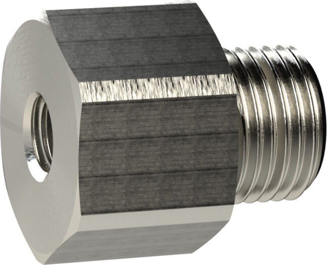 Riegler Raccord réducteur long, M5 ext., M3 int., SW 7, laiton verni (MSN251LM53)