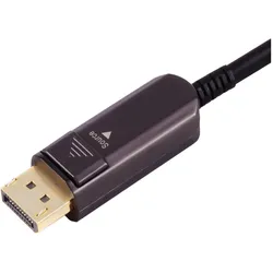 Shiverpeaks S/CONN maximum connectivity Optisches Displayport Kabel, 8K, 100,0m (100 m), Videokabel, Schwarz