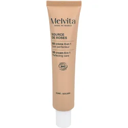 Melvita, BB + CC Creme, BB Cream Source de Roses 6 in 1 #Golden - 140 ml (Dore, Gold, Golden, 40 ml)