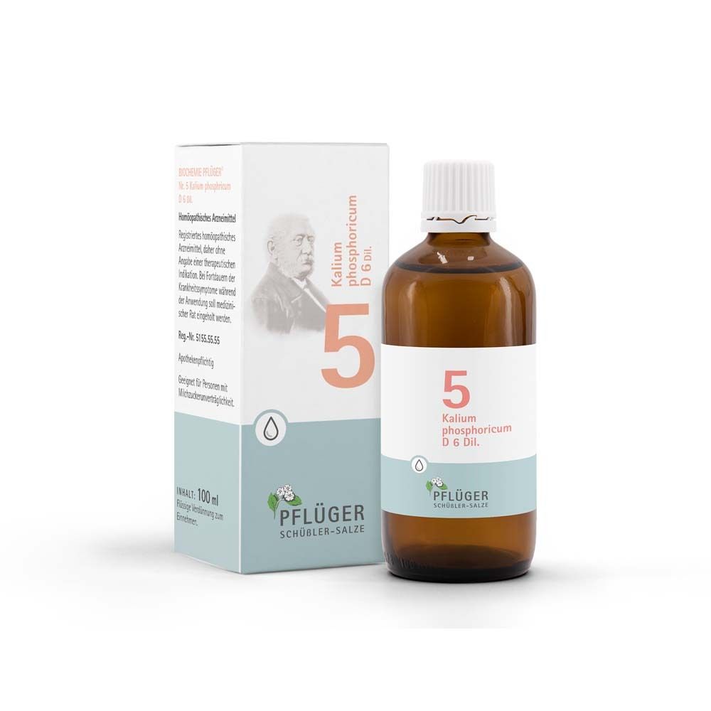 Biochemie Pflüger 5 Kalium phosphoricum D 6 Tropf. 100 ml Tropfen
