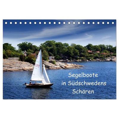 Segelboote in Südschwedens Schären (Tischkalender 2027 DIN A5 quer), CALVENDO Monatskalender