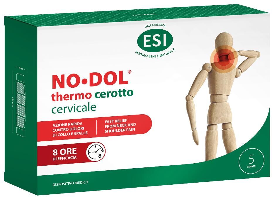 ESI Srl ESI No Dol Thermo Cerotto Cervicale, 5 Cerotti
