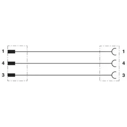 Phoenix Contact Sensor-/Aktor-Kabel SAC-3P-M12M #1533547