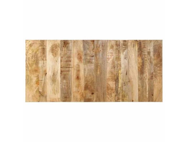 Kopfteil 180 cm aus Mangoholz, roh verarbeitet, Holzbett Kopfteil für Bett, Wand montierbar, Industrial Stil, perfekte Rückenstütze.