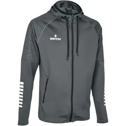DERBYSTAR Primo Kapuzenjacke Kinder grau/weiß 128