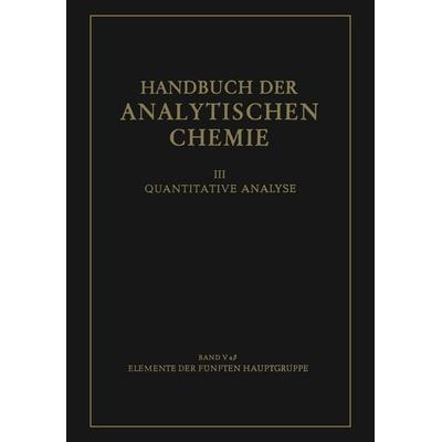 Elemente der Fünften Hauptgruppe, Taschenbuch von , Springer Berlin, 978-3-540-01706-6