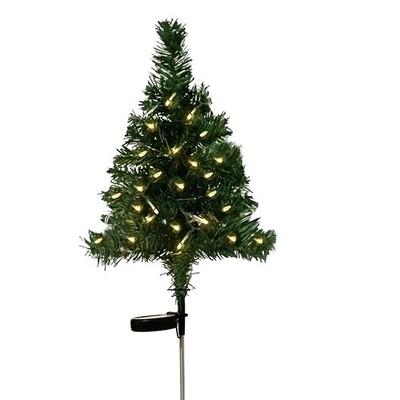 Solar-Weihnachtsbaum-Lichterkette (1er-Pack), wasserdichte Weihnachtsbaumbeleuchtung für Garten/Terrasse/Rasen/Hof, Schmuck