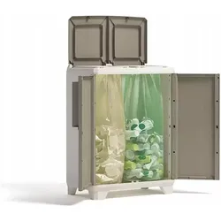 Keter Premium Split, Abfalleimer, Grau