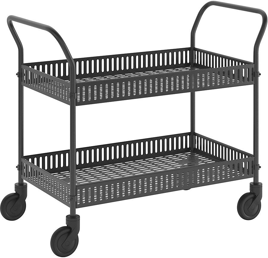 Verkaufswagen, LxBxH 1130 x 550 x 940 mm, anthrazitgrau Kongamek