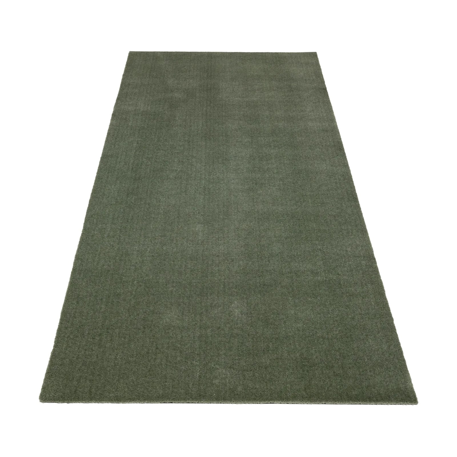 Tica Copenhagen Unicolor gangloper vloerkleed Dusty green 90x200 cm