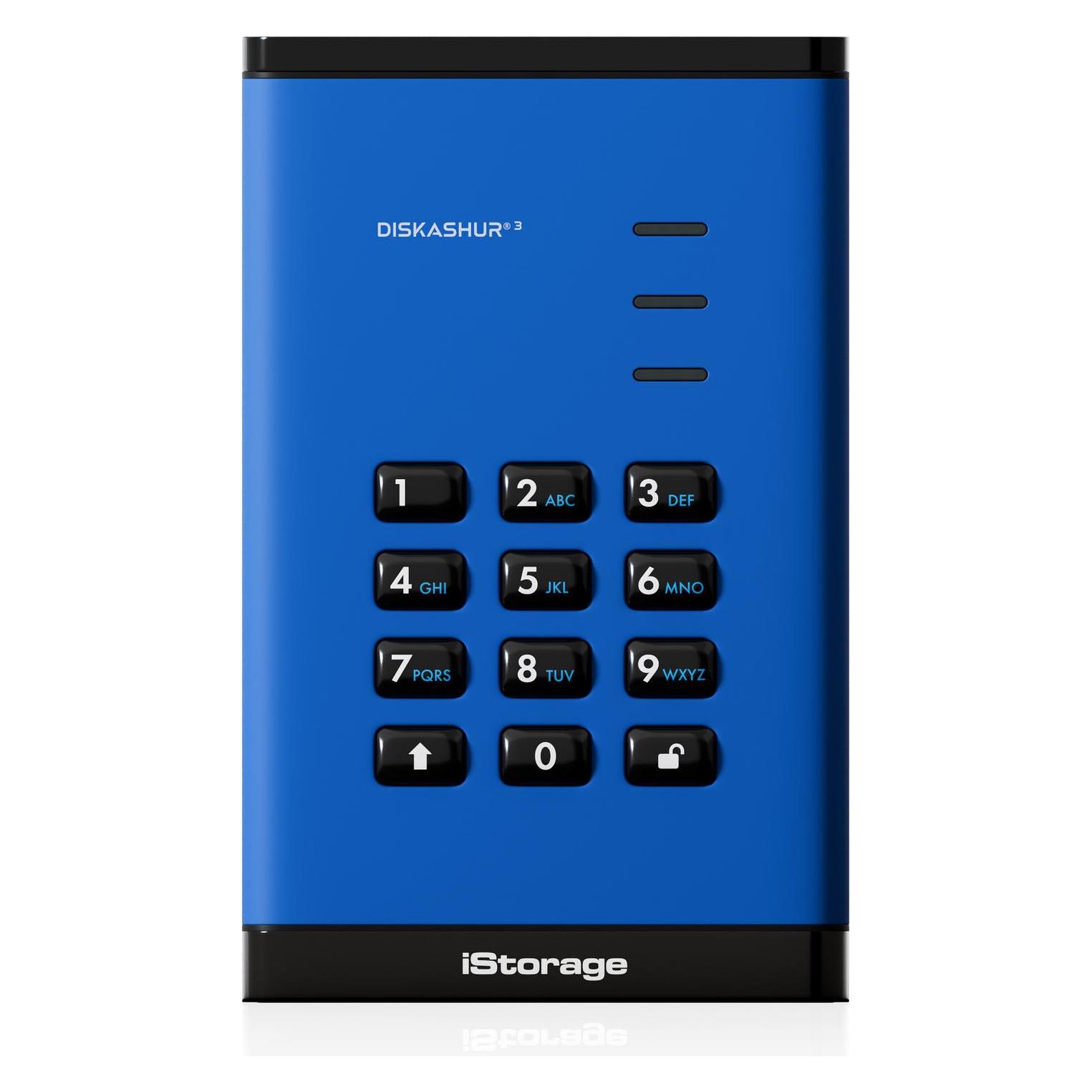 iStorage diskAshur3 SSD 1TB - Blue (1 TB) (IS-DA3-256-SSD-1000-BE)