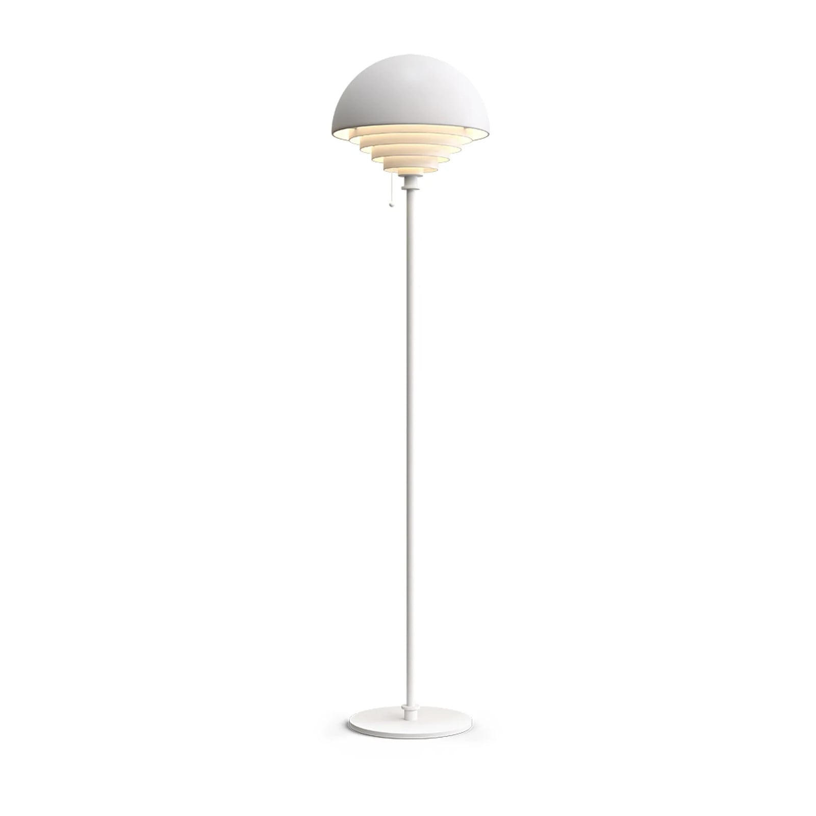 Herstal Motown vloerlamp wit voor de woonkamer