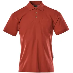 MASCOT Borneo Polo-Shirt mit Brusttasche CROSSOVER Rot XS - 00783-260-02-XS - Rot