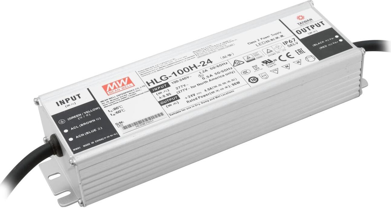 Mean Well LED-voeding 96W 24V IP67 51405002