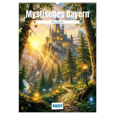Mystisches Bayern - Alte Legenden (Wandkalender 2027 DIN A2 hoch), CALVENDO Monatskalender