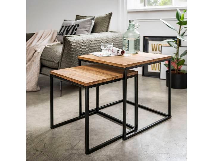Concept BAJO Beistelltisch 2er Set Eiche