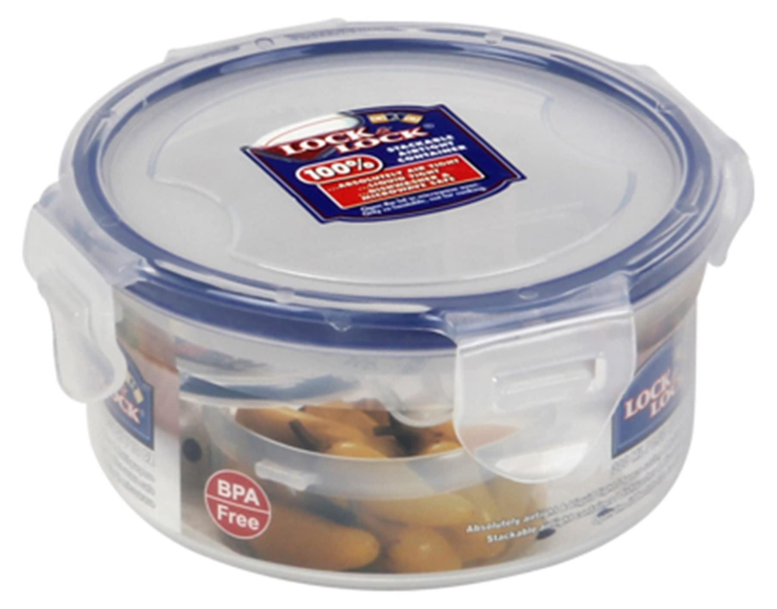 Lock & Lock Classic luchtdichte bewaardoos, 300 ml, Ø 11,4 x 5,5 cm