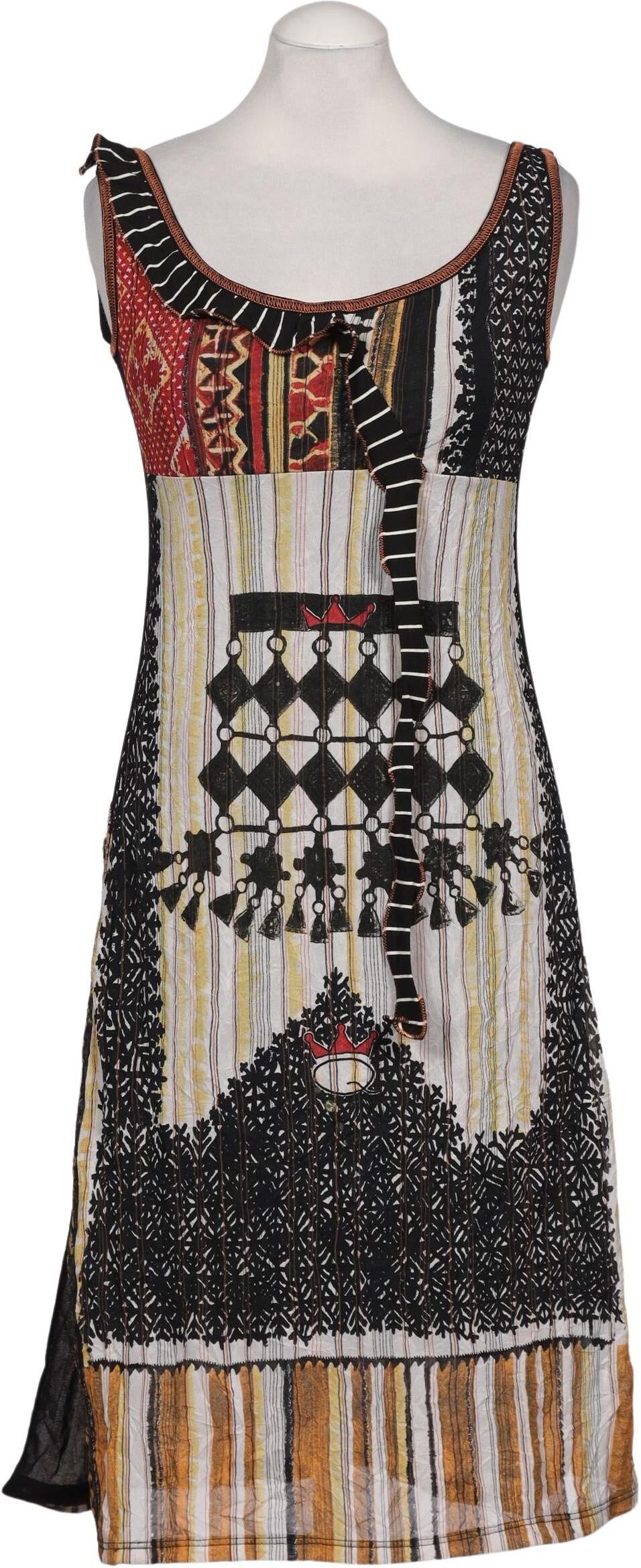 Save THE Queen! Damen Kleid, Mehrfarbig, Gr. M, Synthetik - Second Hand