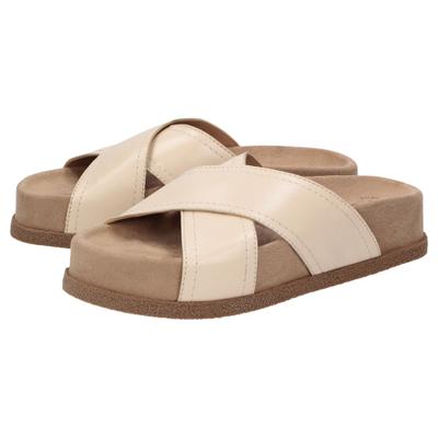 Sandale SIOUX "Luminosa-700", Damen, Gr. 37 (UK 4), beige, Obermaterial: 100% Lammnappaleder LANA. 100% Gummi rubber., Schuhe Sandale
