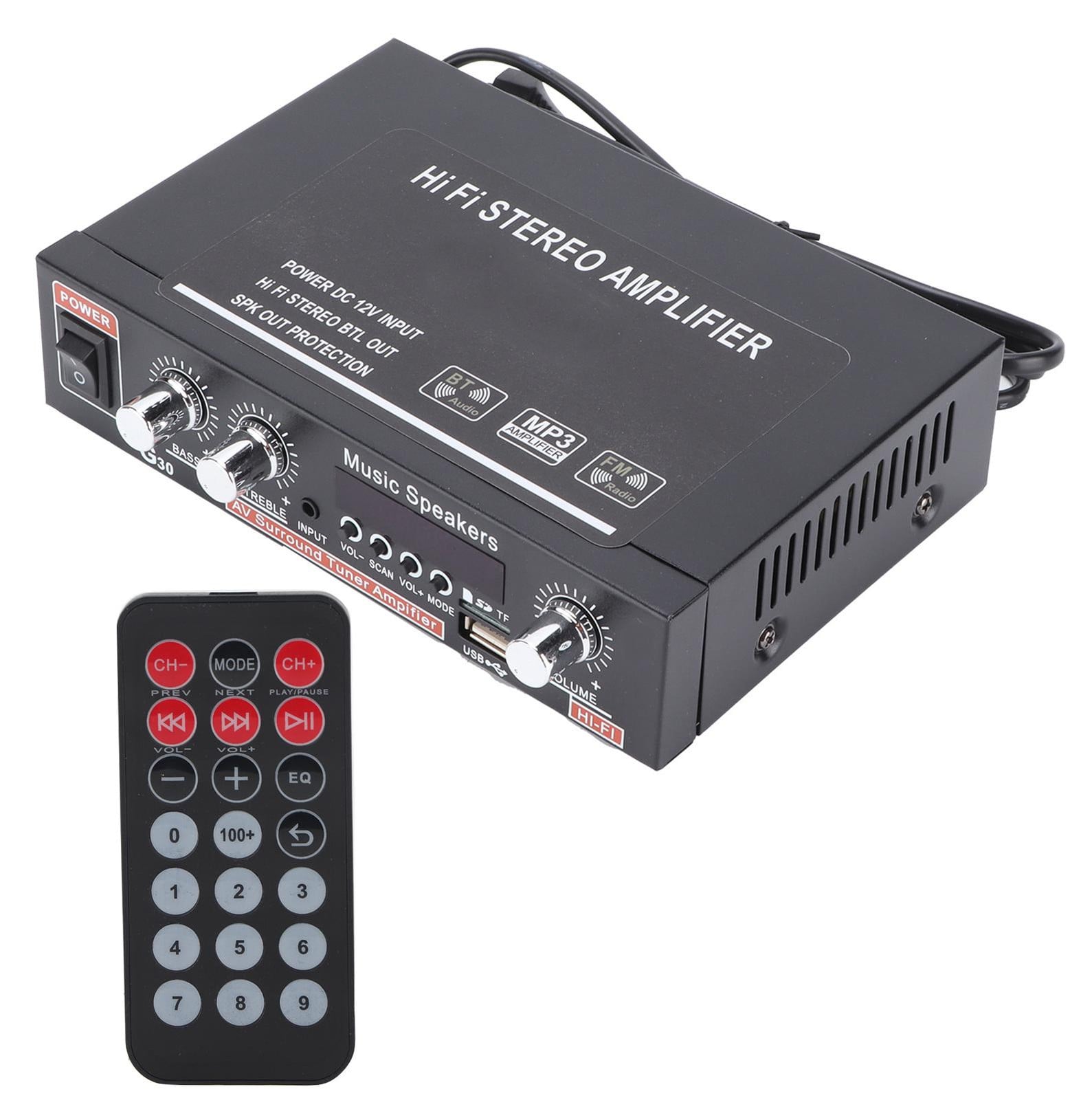 Gistuch Mini Bluetooth-versterker met afstandsbediening, intelligent en digitaal
