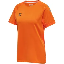 hummel LEAD kurzarm Polyester Trikot Damen orange tiger XL