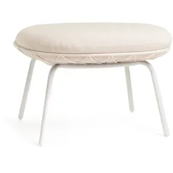 Magis Piña Outdoor Ottoman, weiß / weiß