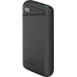 Goobay QC/PD (20000 mAh, 22.50 W, 74 Wh), Powerbank, Schwarz