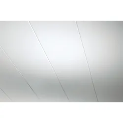 Parador Novara Paneel Weiß Hochglanz Dekor Hochglanz Dekor 1250x200x10 mm