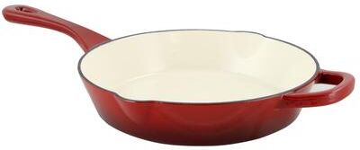 Crockpot Crock Pot Artisan Enameled Cast Iron Round Skillet