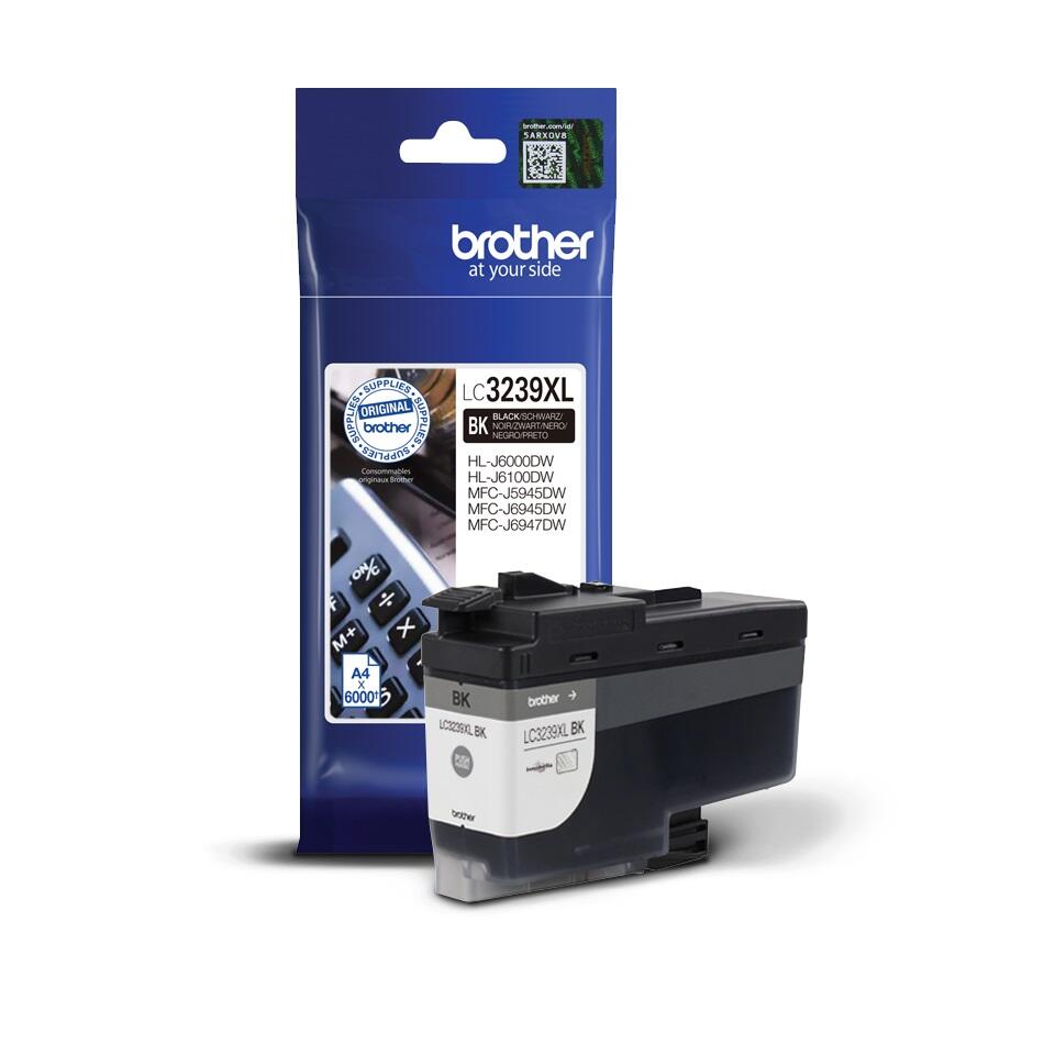 Brother Original LC3239XLBK Druckerpatrone schwarz 6.000 Seiten