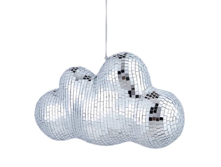 Miroir nuage 9 x 14 x 25cm Argenté/Argenté