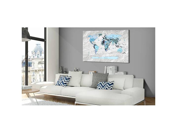 Korkbild Blue Pilgrimages 90 x 60cm 90 x 60 cm