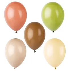 Papstar 120 Luftballons Ø 25 cm farbig sortiert `Natural`