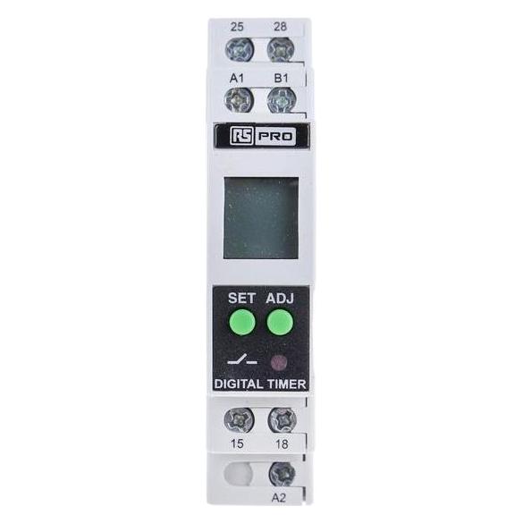 RS PRO 8 Function Time Relay 24-240Vac/dc (8966866)