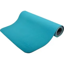 SCHILDKRÖT FITNESS Yogamatte 4mm BICOLOR - Petrol/Anthrazit, Größe ONE SIZE in Blau Keine Farbe