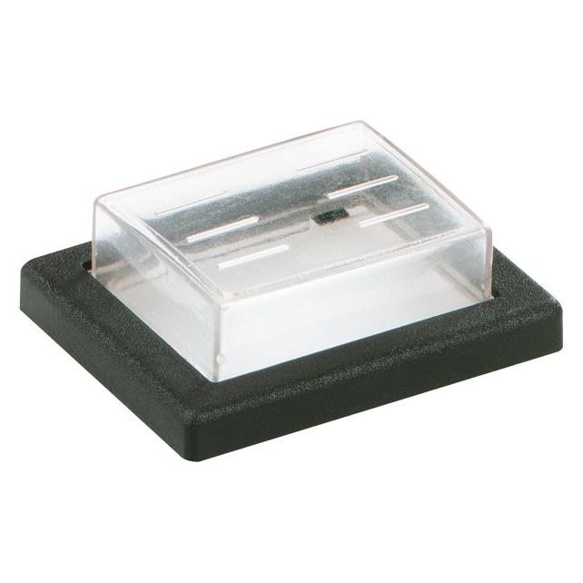 Bachmann PVC-Kappen+Rahmen sw 924.118 Serie 22 2pol klar/schwarz (924.118)