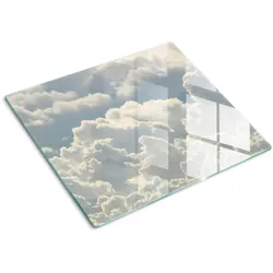 GLASPLATTE 60x52 cm Wolken