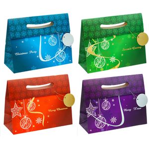 TSI Geschenktüte 86417, Weihnachten Elegant, Geschenktasche groß, 33 x 27cm, sortiert, 12 Stück