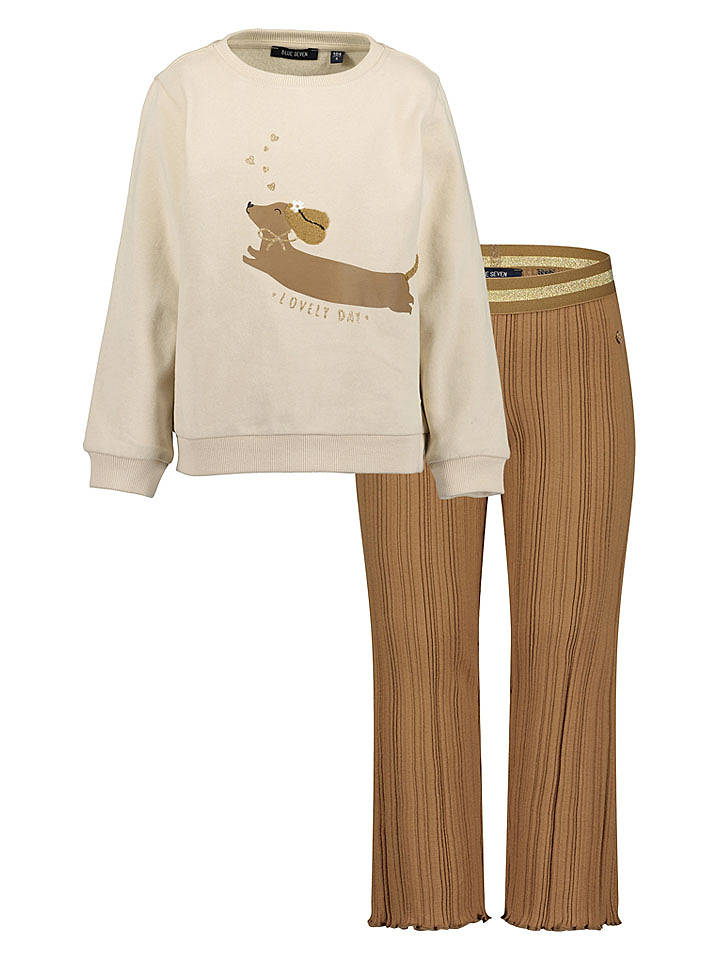 Blue Seven Jogginganzug in Beige/ Camel - 110