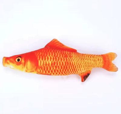 Inspire Curations Realistic Fish Kicker Toy Interactive Cat Kicker Toy For Play, Chewing & Exercise 20cm Carp