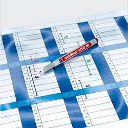 edding 152 M - OHP-Marker, non-permanent, 1,0 mm, rot