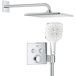 Grohe, Duschsystem, Precision SmartControl Unterputz Duschsystem mit Vitalio Rain Mono 310 Cube (1 Strahlart) und Vitali