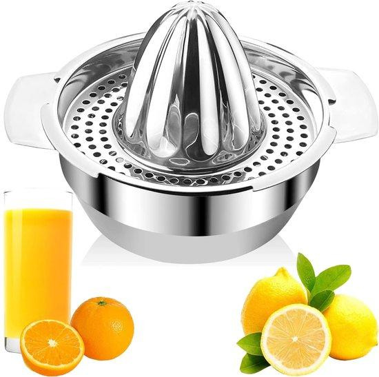 Benza Ibenzoa handmatige citruspers van roestvrij staal met 400 ml opvangbak