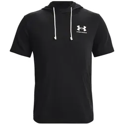 UNDER ARMOUR Rival Terry kurzarm Hoodie Herren 001 - black/onyx white XL