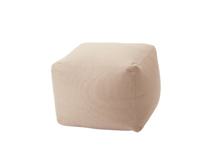 MEME DESIGN pouf pour extérieur ARCHIMEDE (Gris tourterelle - Tissu)