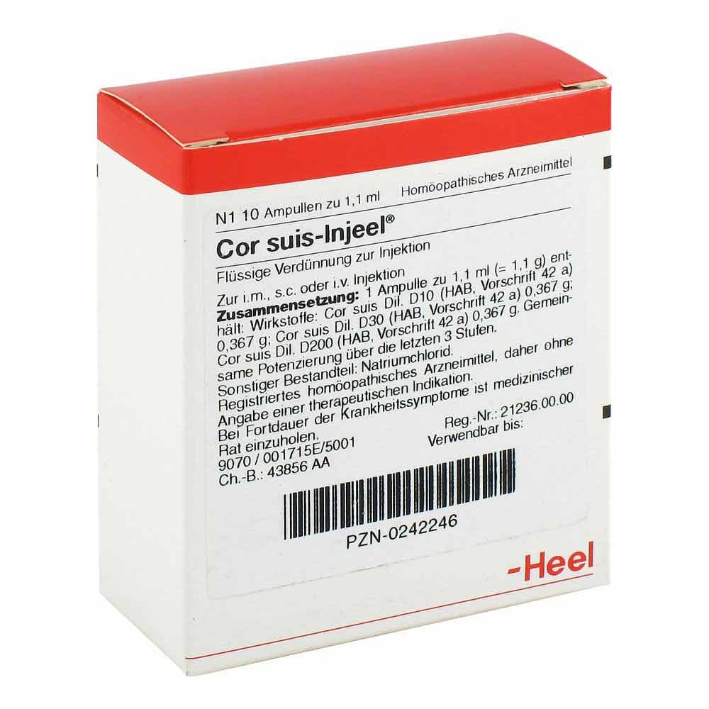 Biologische Heilmittel Heel GmbH Cor Suis Injeel Ampullen 00242246