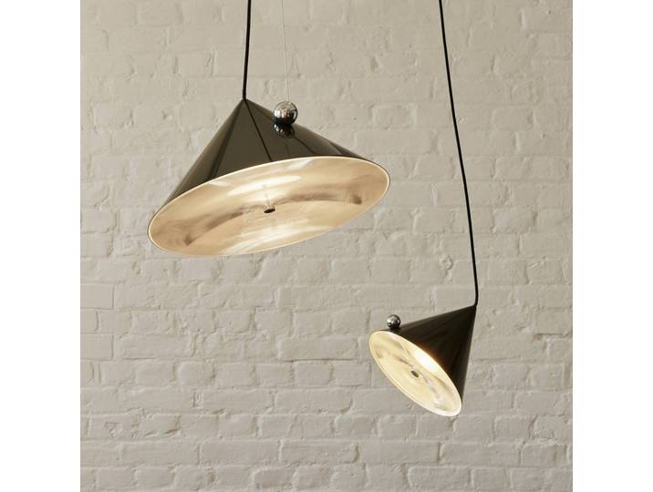 Tom Dixon Hängelampe Pose, dimmbar, grün, für Wohn- / Esszimmer, Metall, Design, Pendelleuchte